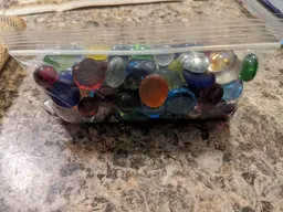1lb of glass marbles