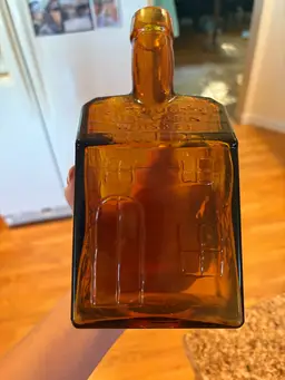 Vintage “old Cabin” Whiskey Bottle- Empty