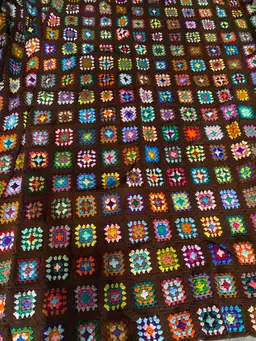 The Biggest Granny Square Afghan I’ve Ever Seen 100” X 100”