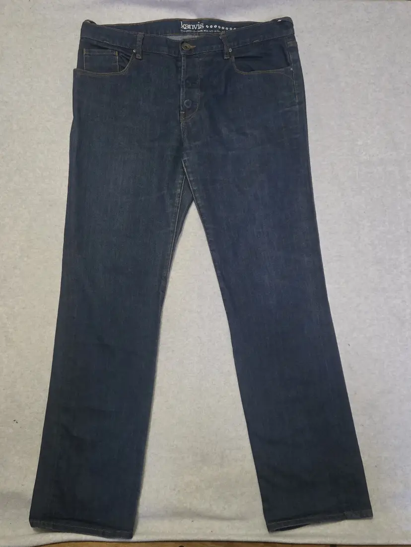 Kanvis Jeans Mens 38 blue classic