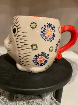 Yokohama Studio Anthropologie Hedgehog Porcupine Mug