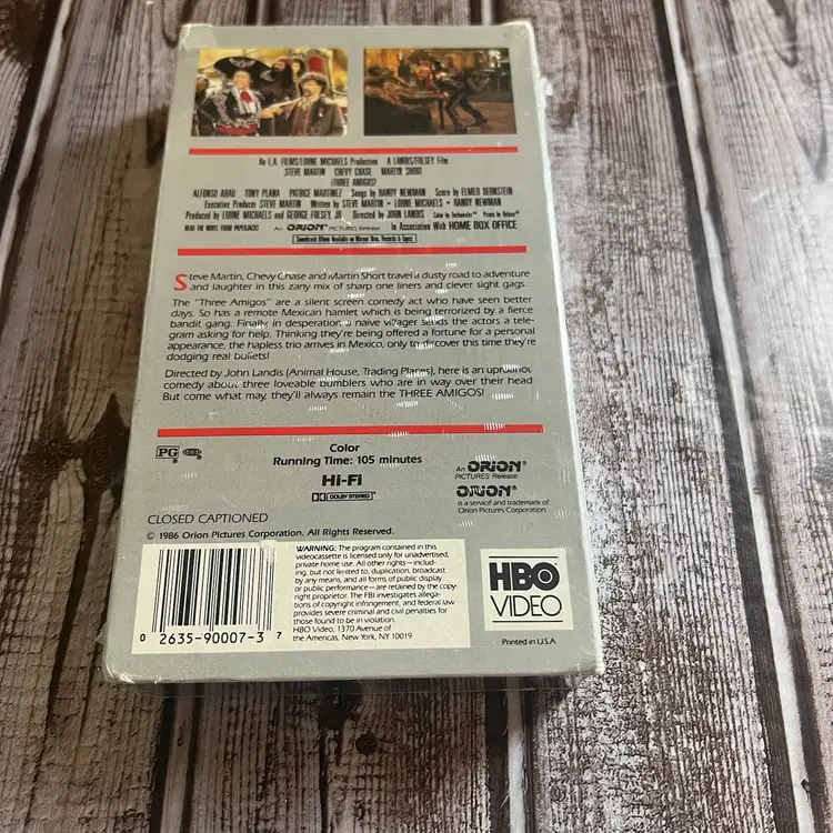 Three Amigos (VHS, 1999) SEALED