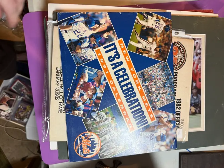 1991 NY Mets Calendar Unmarked Unused
