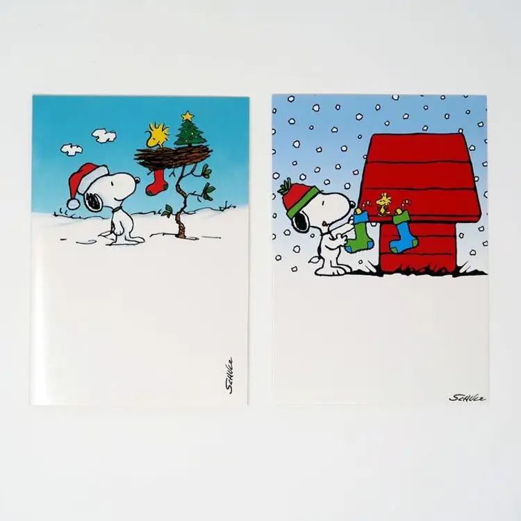 Snoopy Holiday Cards Set - Peanuts Christmas Collection