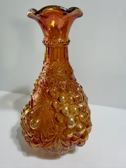 Imperial Carnival Glass Vase/Carafe “Imperial Grape” Pattern