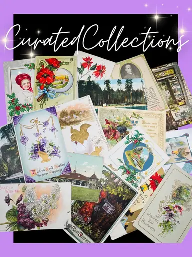 💖4 For $5 Antique Postcards From 1910s!💖 W/ CuratedCollections