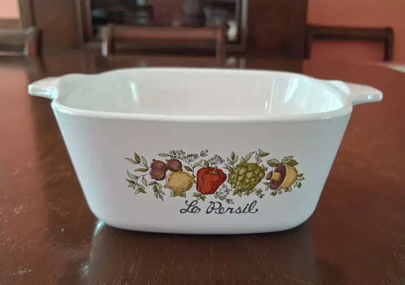 Corning Ware "Le Persil" P-43-B 5" x 5" Square Casserole