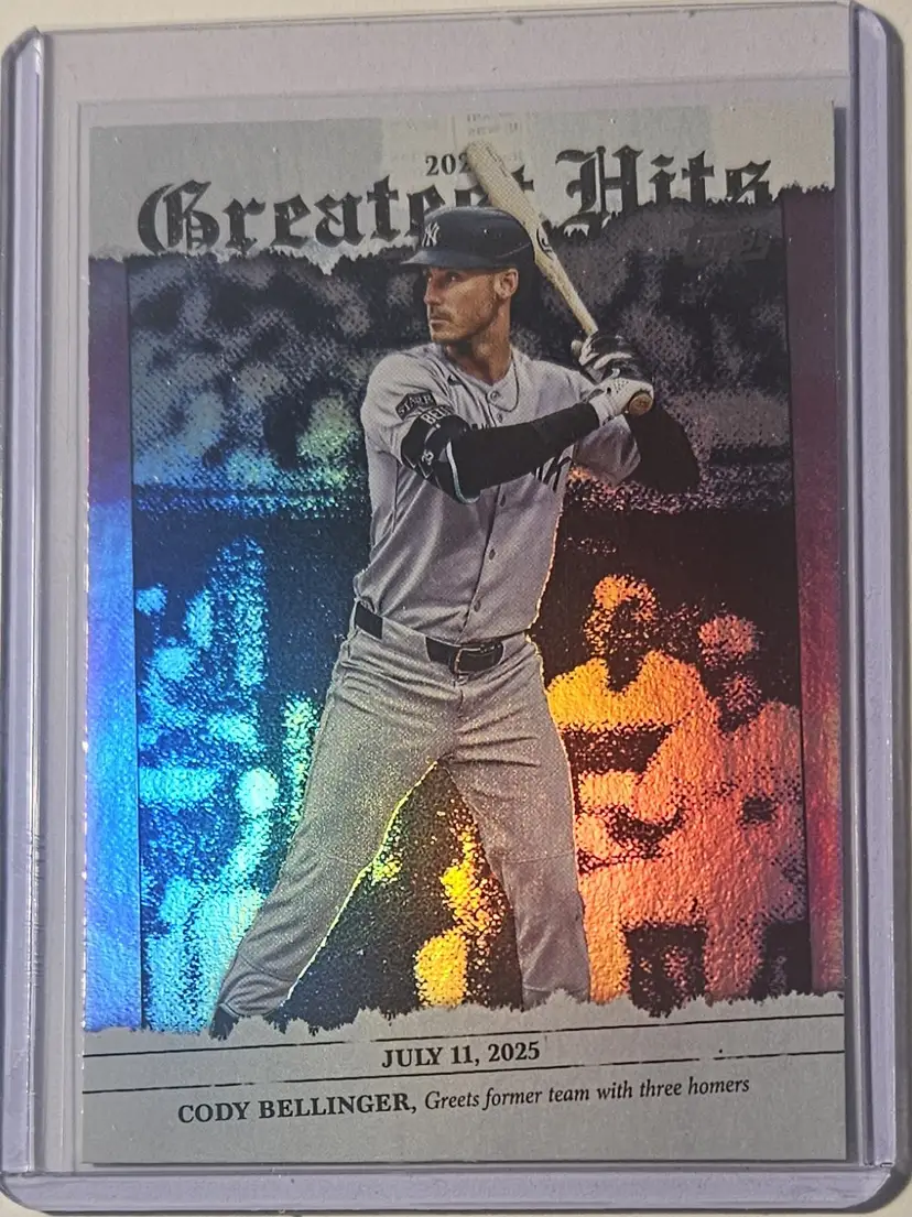 2026 Topps Series 1 Greatest Hits Pink Foil Cody Bellinger