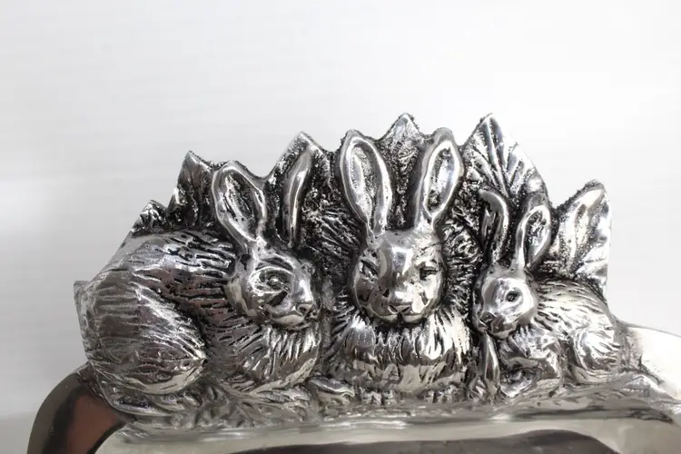 Sheridan Imports King Arthur Bunnies Candy Snack Dish Decorative