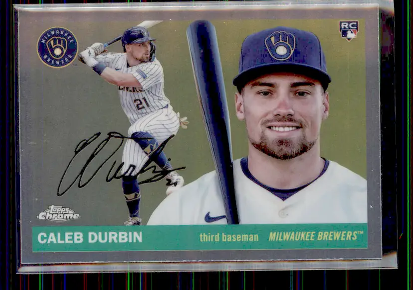 Caleb Durbin 2026 Topps Chrome Platinum Anniversary #297 - Milwaukee Brewers - (153-378)