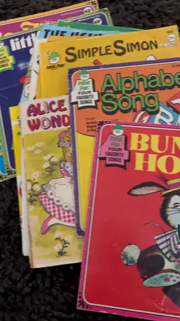 Lot Of 23 45Rpm Records Children Stories