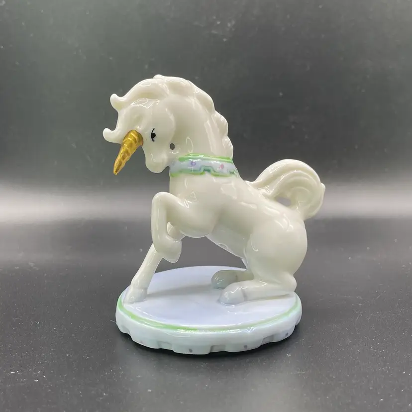 Unicorn Porcelain Figurine Fairytale Mythical Vintage Magical Fantasy Animal