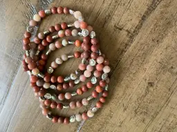 Red Jasper Set Of 5 Bracelets 6mm