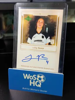 2025 Parkside NWSL Vol 2 Lilly Reale Rookie Auto