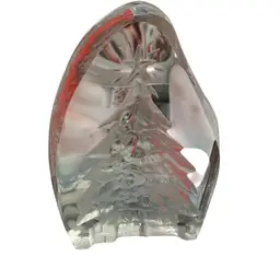 Glass Shelf Sitter/paperweight Christmas Tree Cristal D’ Arques France Lead Crystal