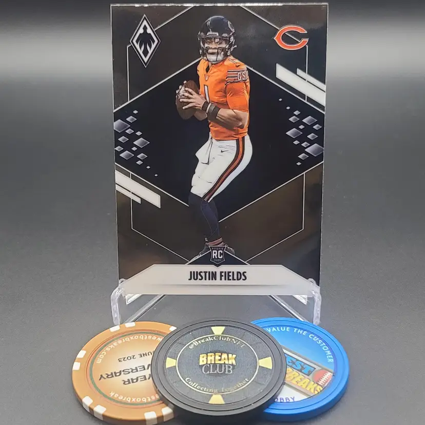 Justin Fields Rookie 2021 Panini Phoenix Football Card #108 - Chicago Bears Football Card