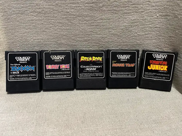 Colecovision Games Donkey Kong Mouse Trap + Lot of 5 Sega Nintendo + NOT TESTED