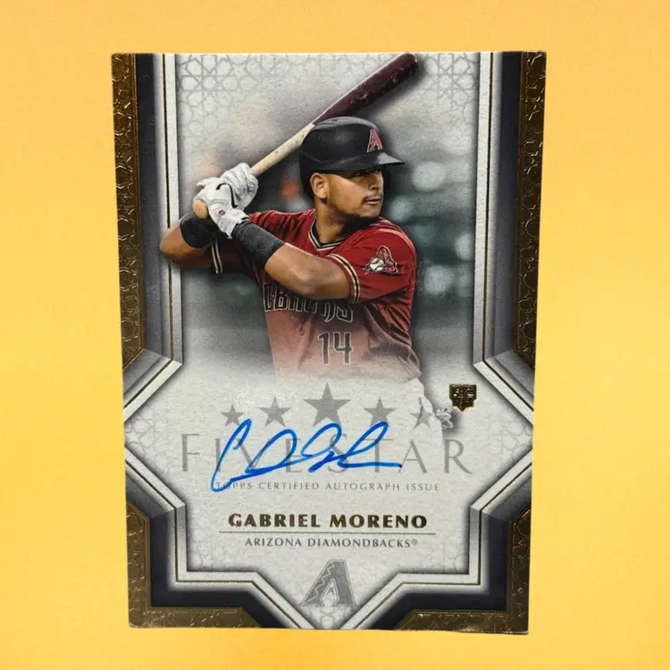 GABRIEL MORENO 2023 TOPPS FIVE STAR #FSA-GMOR RC AUTO DIAMONDBACKS