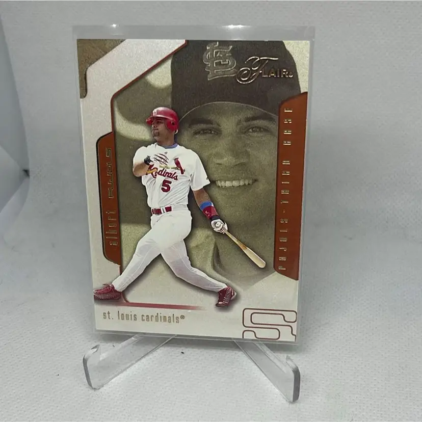 2002 FLAIR ALBERT PUJOLS #55 St Louis Cardinals