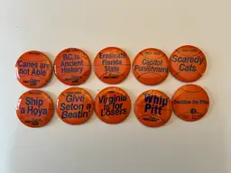 Vintage Syracuse Orange Men's 1990s NCAA Basketball Collector's Pins - Set of 10. (#6)