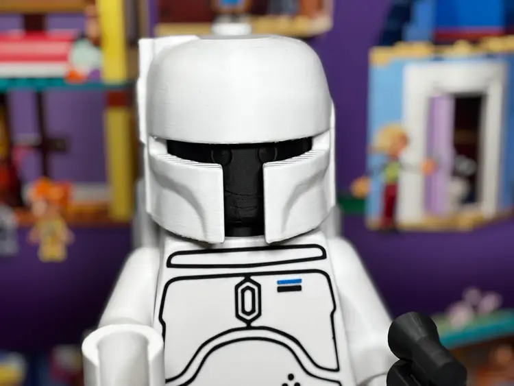 Brick Inspired White Boba Fett (prototype)