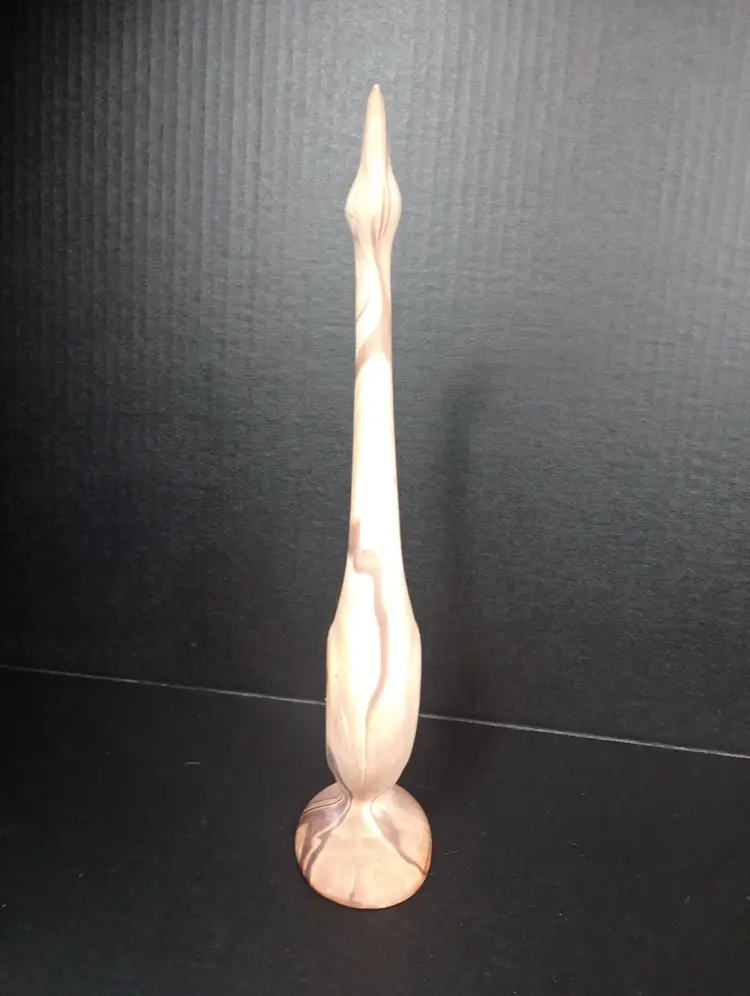 Vintage MCM RARE Rocky Mountain "pine scented " pottery Bisque Fired Long Neck crane