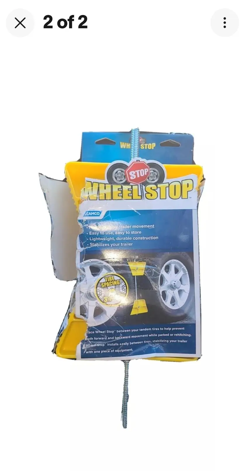 The Camco Wheel Stop