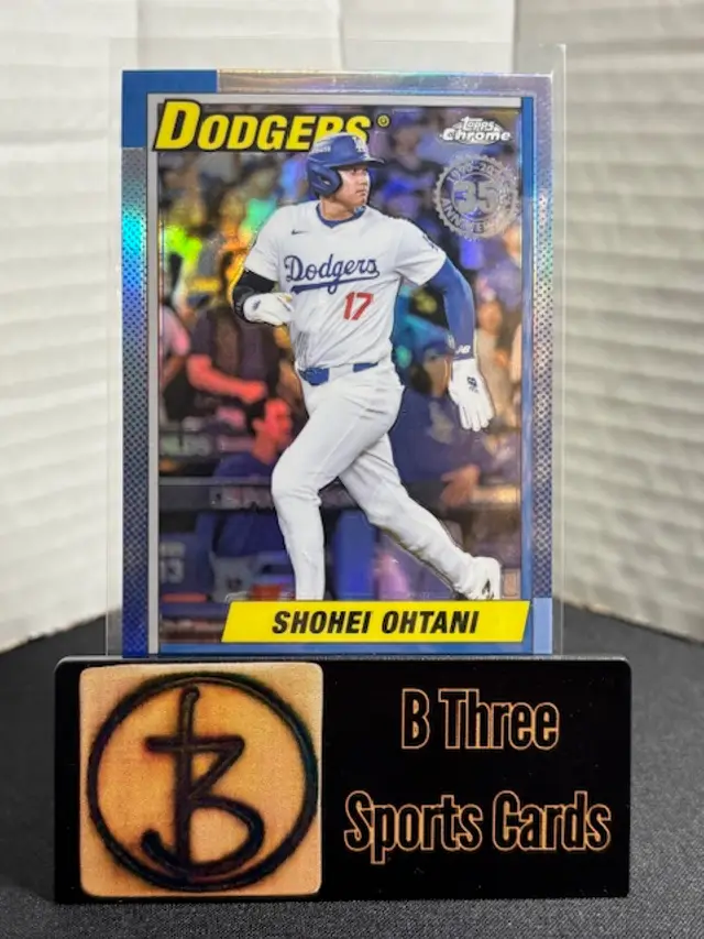 SHOHEI OHTANI 2025 Topps Chrome 35th Anniversary #90CB-7 Dodgers A1478