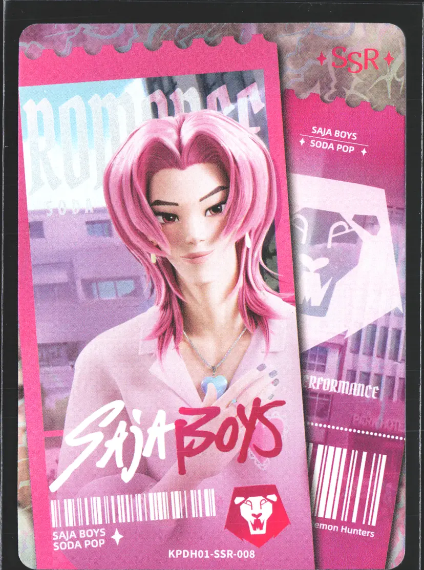 Romance Saja Boys Trading Card SSR Foil KPop Demon Hunters 2026 Kayou