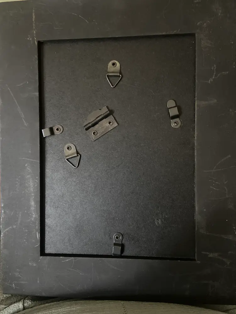 Framed Wolf Puppy Art Wall Print Black Frame 8x10"