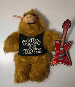 Vintage 1988 Born To Rock The Many Faces of Alf Burger King Collectible Puppet