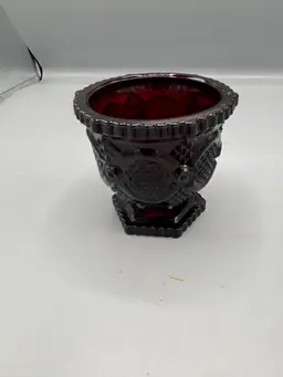 Avon Cape Cod Ruby sugar bowl