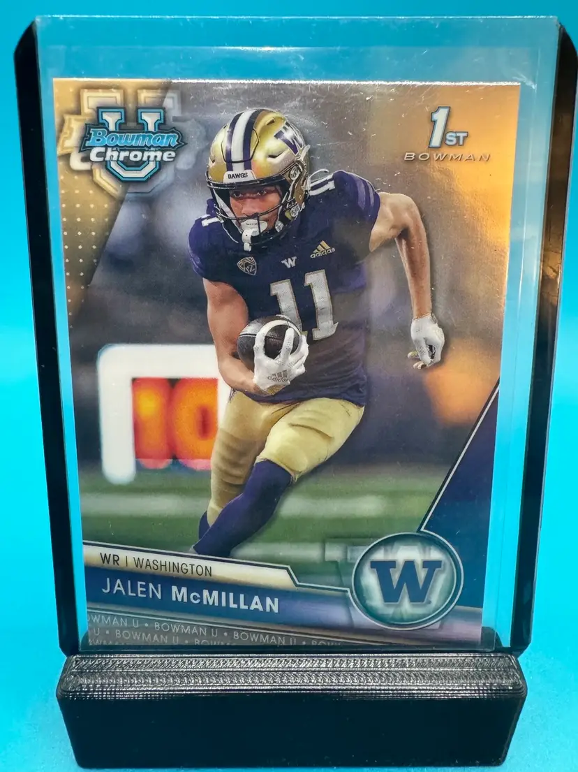 Jalen McMillan Bowman Chrome U 1st Washington Huskies