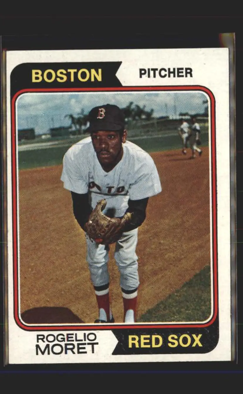 1974 Topps #590 Rogelio Moret - (pk5) - Boston Red Sox
