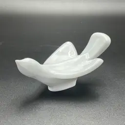 Art Glass Milk Glass Bird Dove Figurine Paperweight Zoo