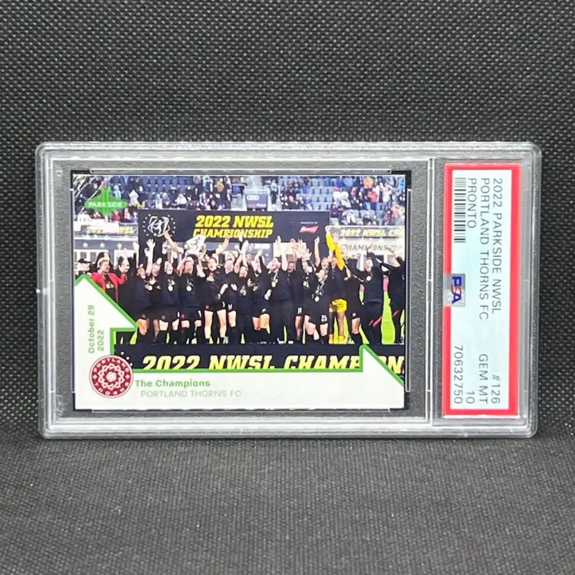 2022 Parkside NWSL Pronto Portland Thorns FC /578 PSA 10 #126