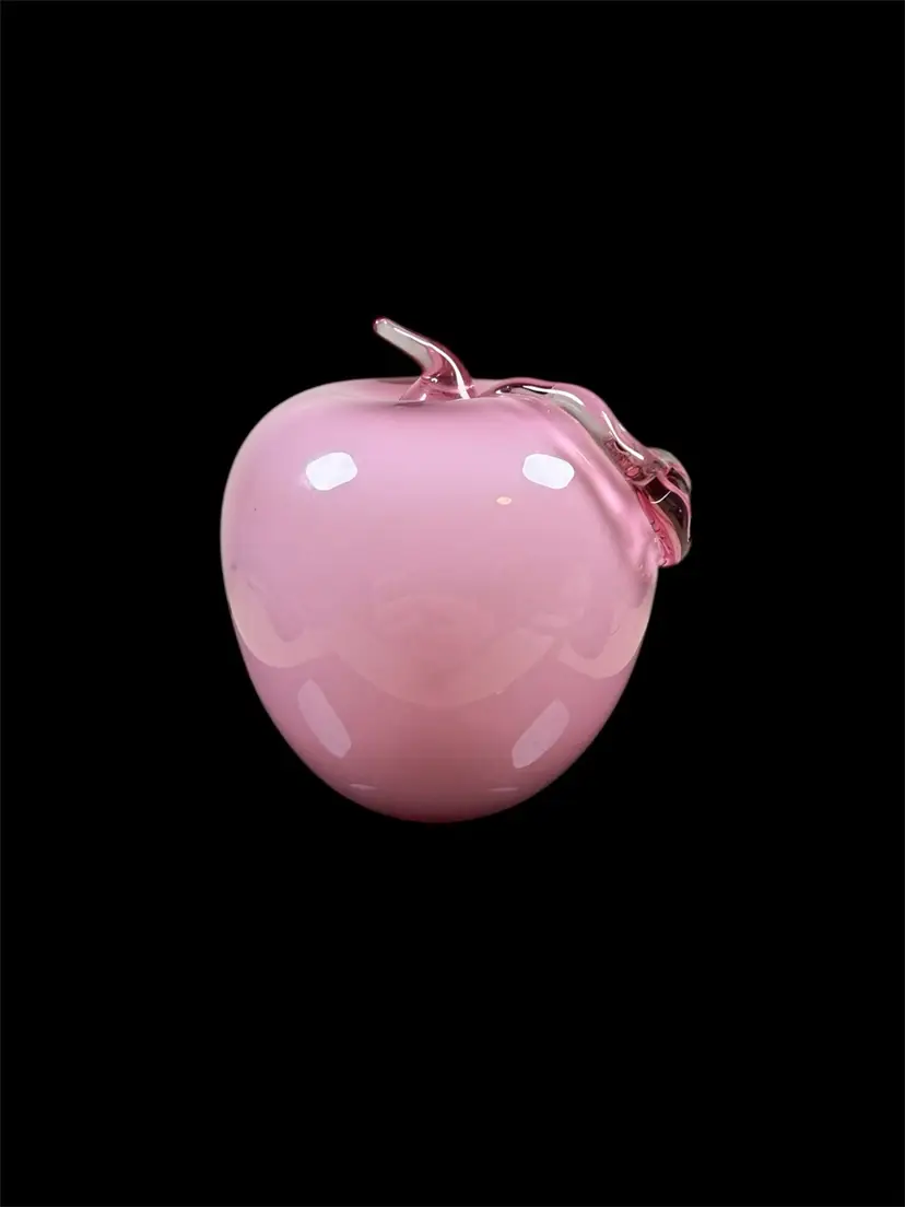 Fenton Dusty Rose Pink Art Glass Paperweight