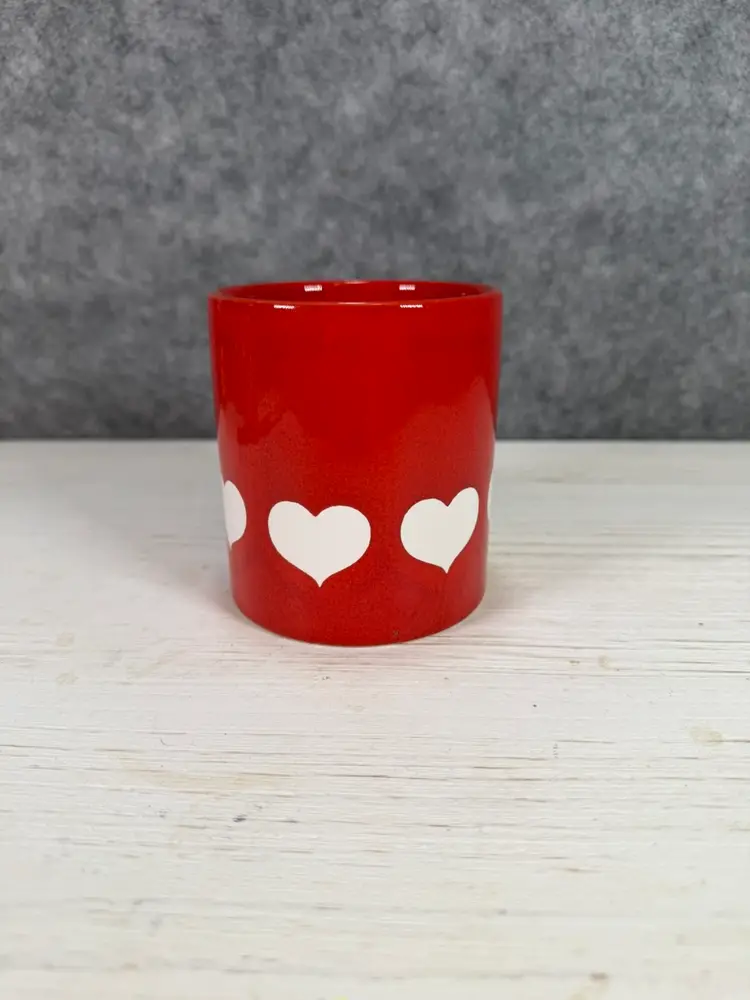 ****PICK OF THE WEEK ❤️ $1 START ❤️
Vintage Waechtersbach West Germany Red Heart Mug | Handleless Sipper Cup