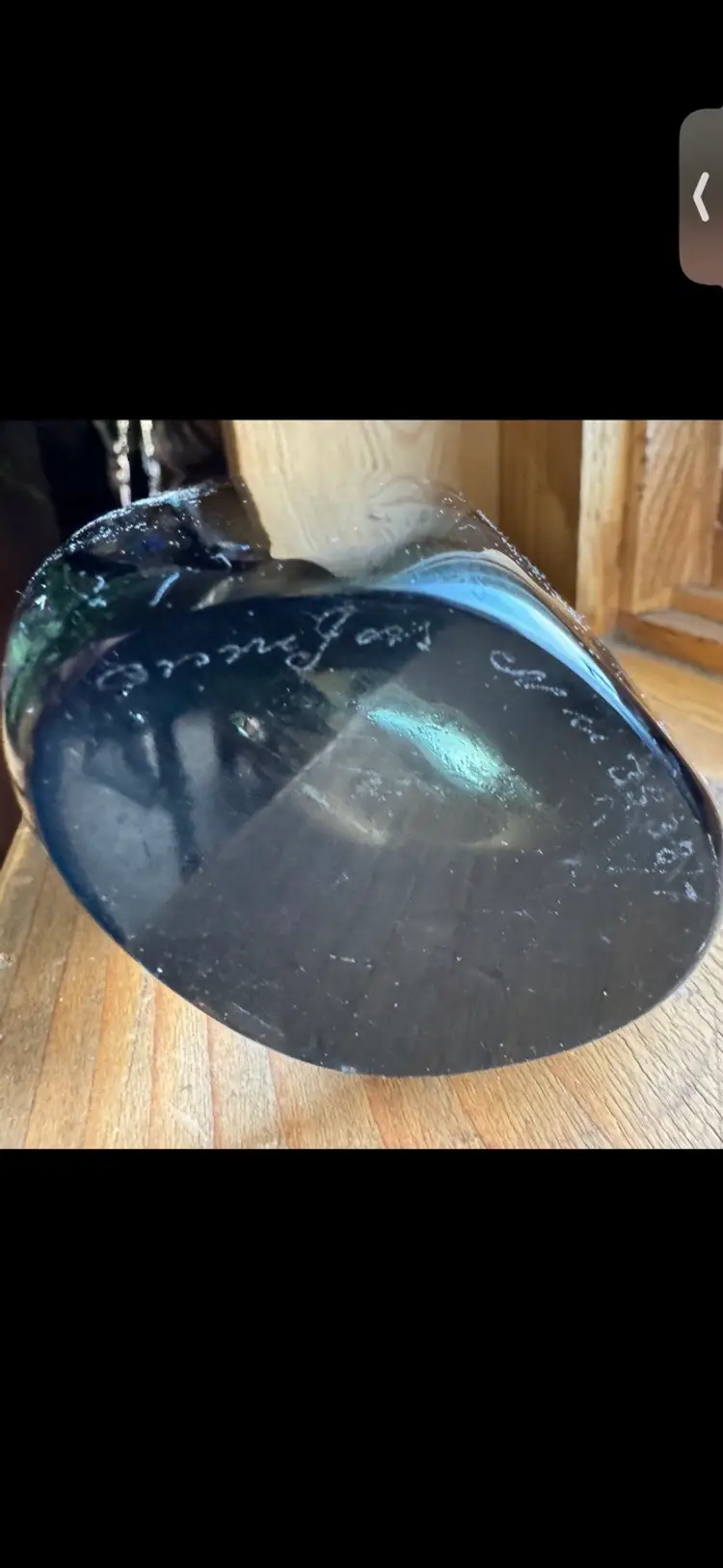 Scandinavia 1950 Nils Landberg Sommerso Smoked Charcoal Cased Vase For Orrefors   Signed!