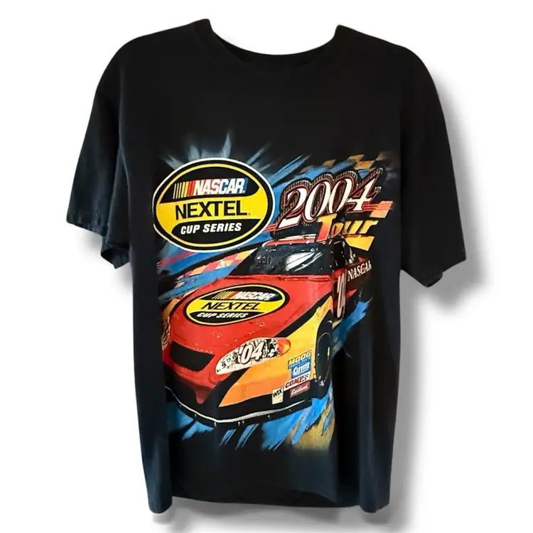 2004 NASCAR Nextel Cup Series Black Unisex T-Shirt Sz. Small