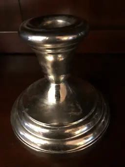 Rogers Silver Plated Candle Holder