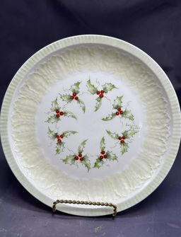SALE Vintage PONTESA Ironstone Made In  Spain Plate Holly Berry Replacement RARE