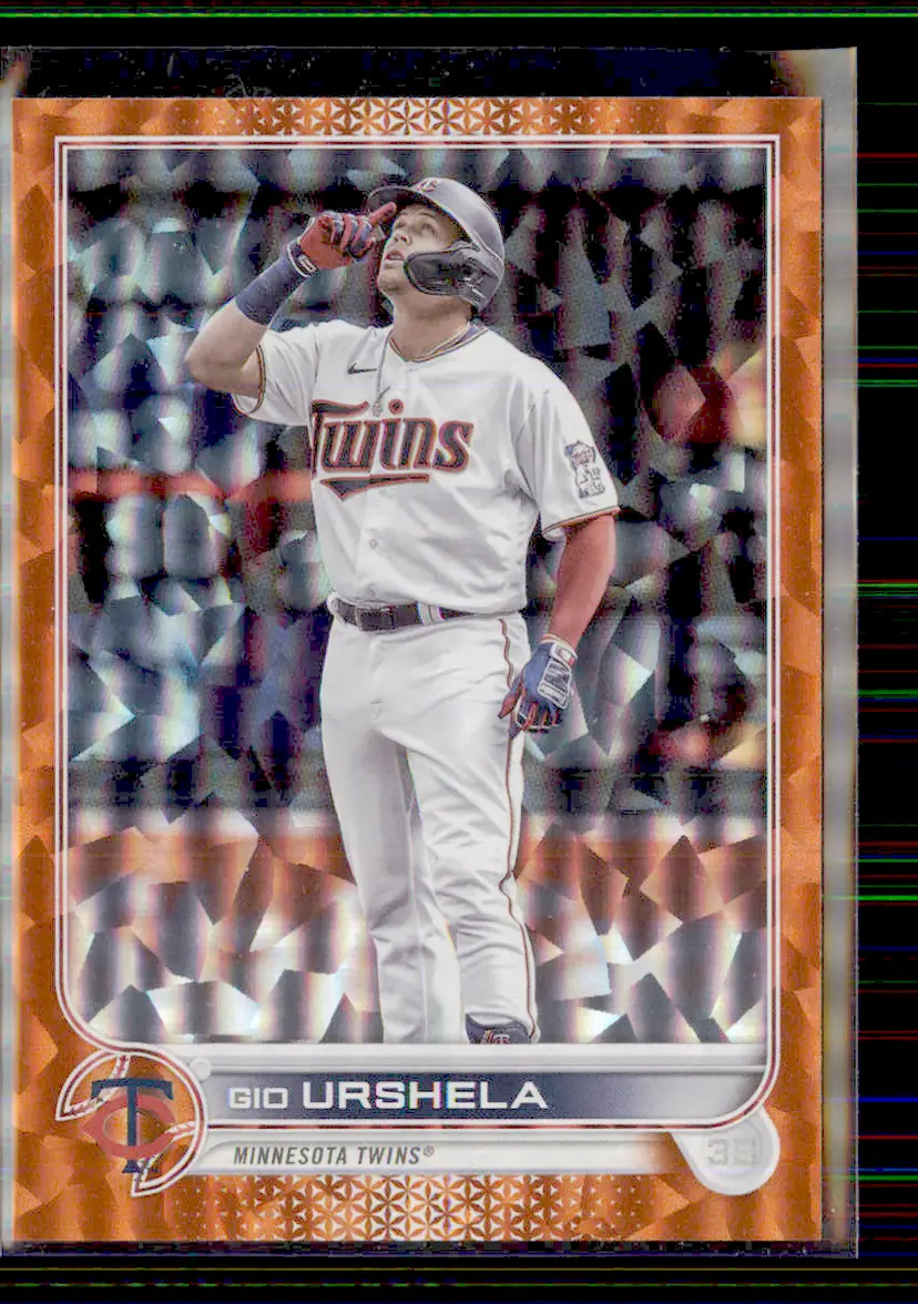 Gio Urshela #/299 2022 Topps Update Orange Rainbow Foil #US130 - Minnesota Twins - (153-352)