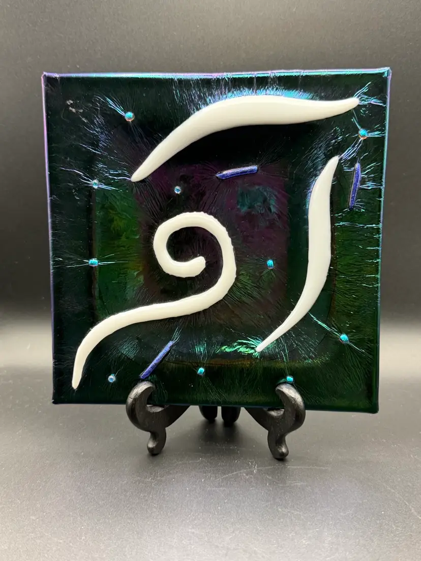 Art Glass Oz Zohar Fused Glass Tile Glows!