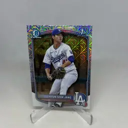2025 Bowman Chrome Mega REFRACTOR #BCP- 51 Hyun-Seok Jang Dodgers 1st Bowman Los Angeles Dodgers