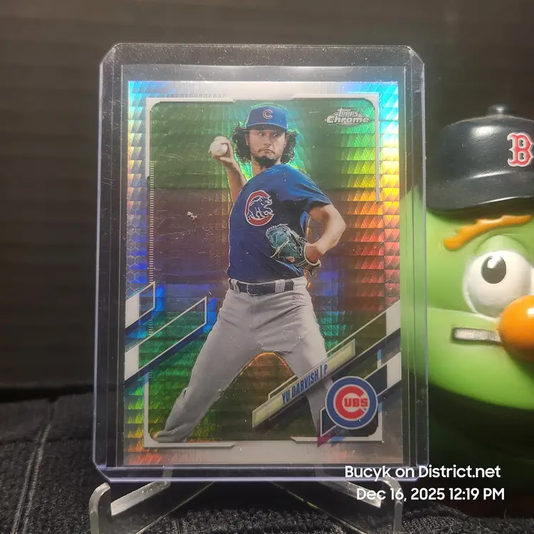 2021 Topps Chrome Refractor -Yu Darvish Chicago Cubs