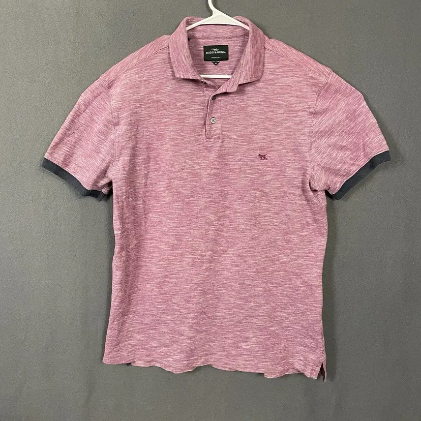 Rodd & Gunn Polo Shirt Mens XL Sports Performance Stretch Pink Cotton M-848