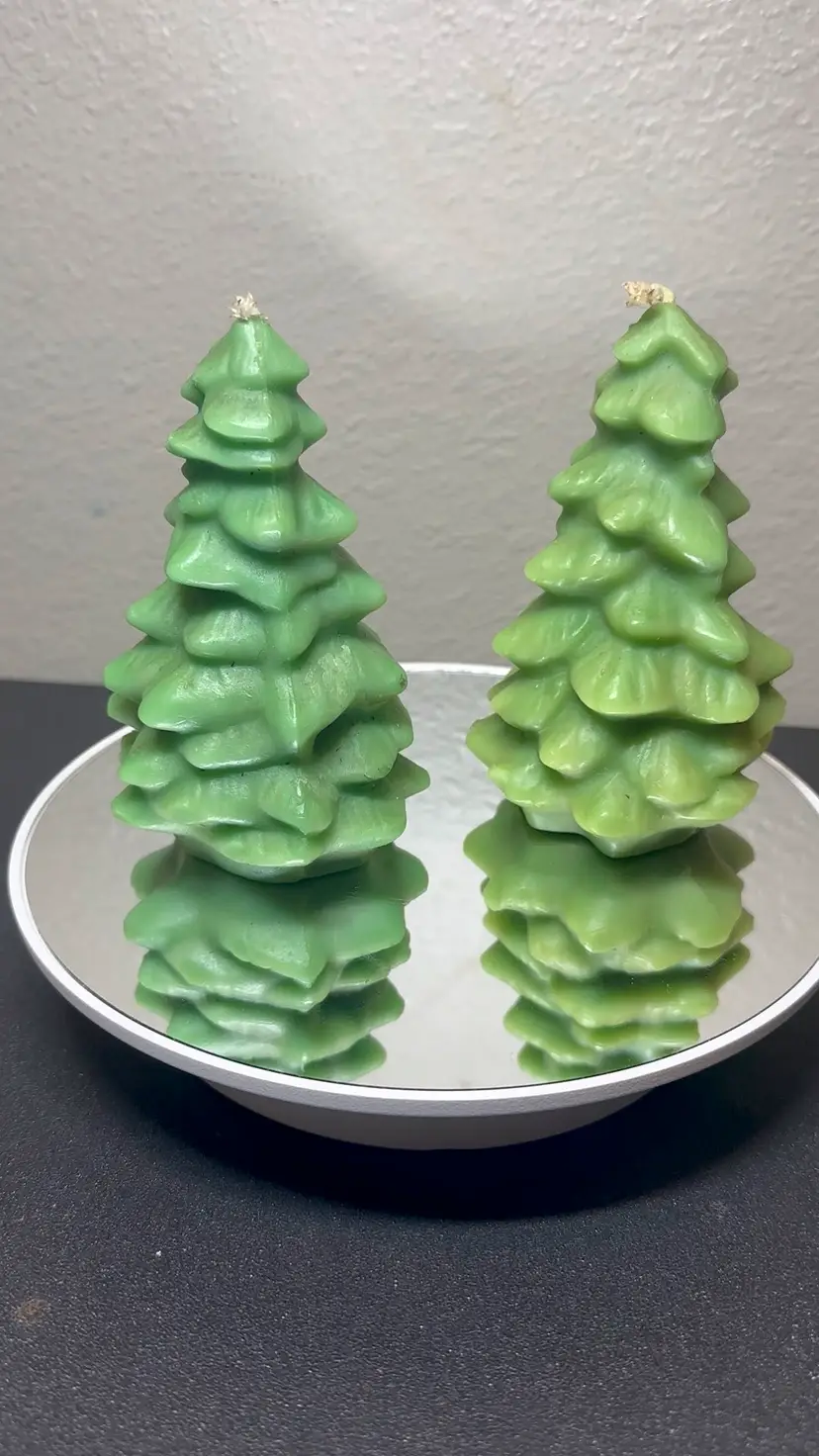 Vintage Pine Tree Candles No Scent