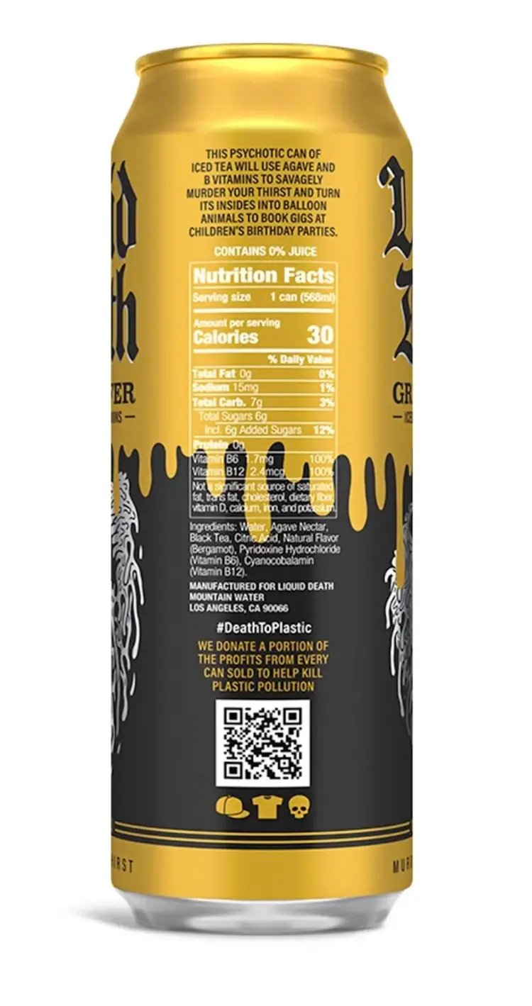 Liquid Death Grim Leafer 