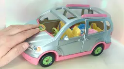 Fisher Price Loving Family Silver Musical SUV Mini Van 2007 Twin time dollhouse Car - WORKS
